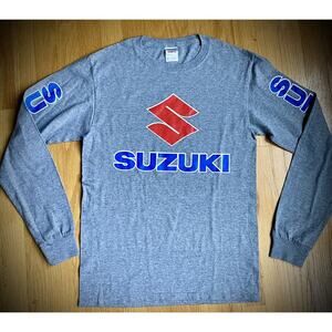 Suzuki Long Sleeve Gray Tshirt Sz Adult Sm